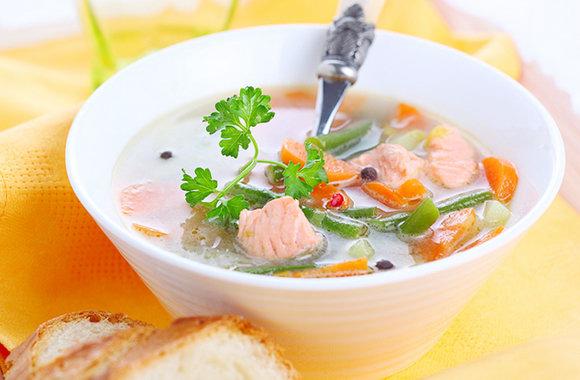Рыбный суп пюре для детей