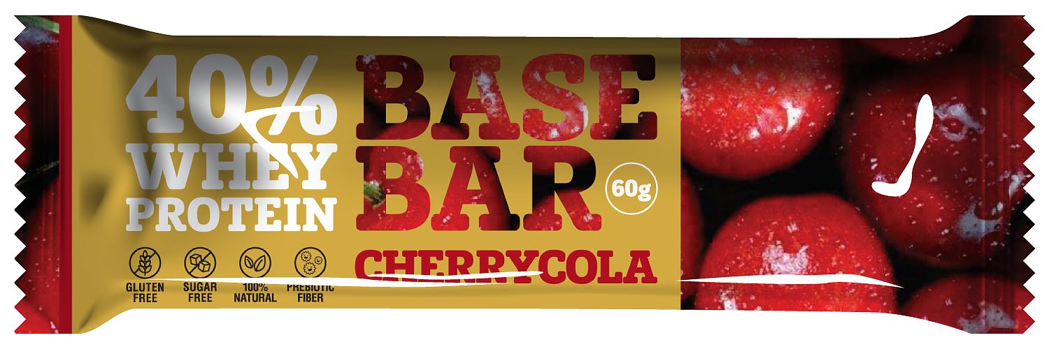 Батончик "Base Bar" Вишня-кола 40% белка 60гр