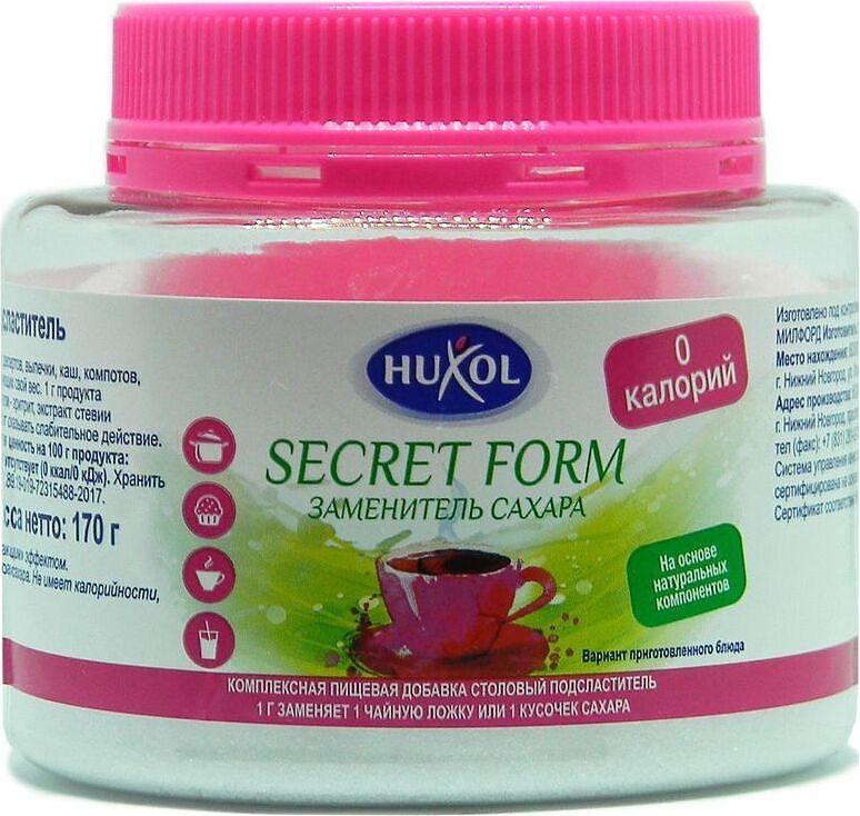 Заменитель сахара Huxol Secret Form - 170гр