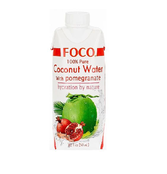 Кокосовая вода "FOCO"с соком граната - 330 мл