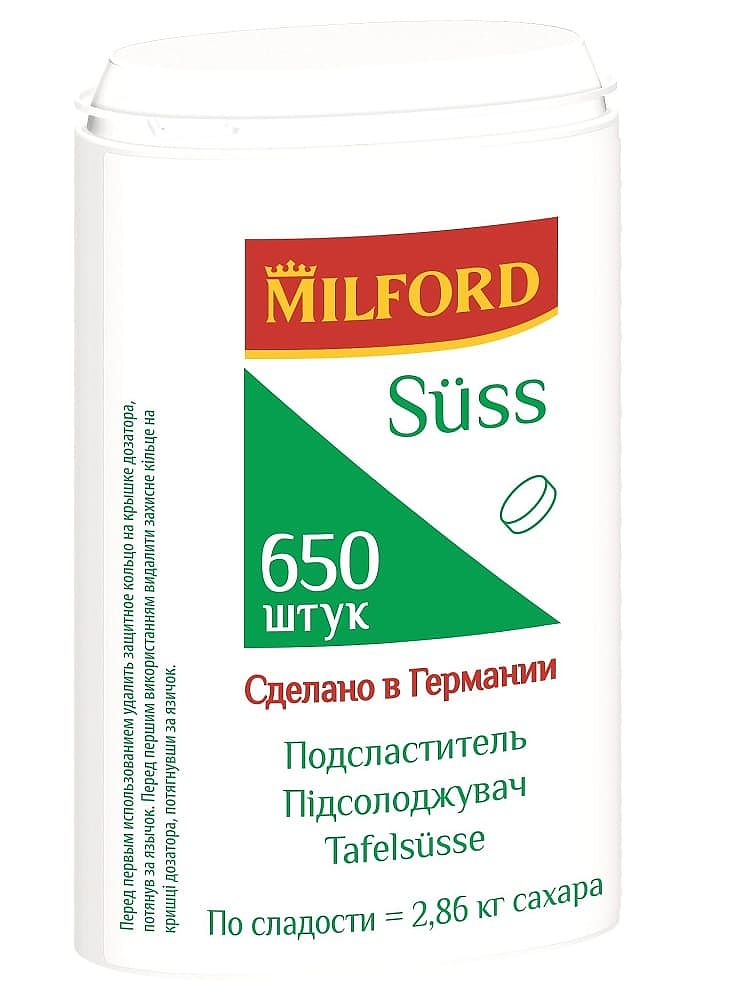 Милфорд Suss заменитель сахара - 650 таблеток