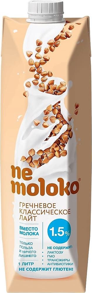 Напиток гречневый лайт с кальцием и витамином В2 "Nemoloko" (Немолоко) - 1л