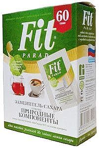 Заменитель сахара "ФитПарад" на основе эритрита №7 - 60 пакетиков