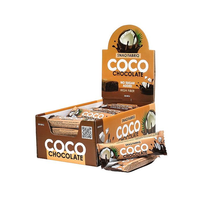 Батончик глазированный Шоколадный кокос SNAQFABRIQ 40грх30 шт(6) СТ